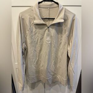 lululemon athletica Men's Half-Zip Pullover - Light Beige